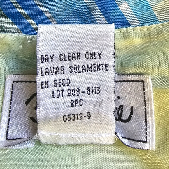 BOB MACKIE Silk Plaid Sheath Dress Size 16 - Picture 6 of 13